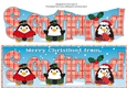 Scottish Christmas Fat Penguins SCOTLAND large dl