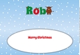 Christmas Highland Cow ROB large dl insert
