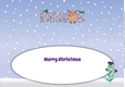 Christmas Highland Cow with thistle KATHARINA large dl insert