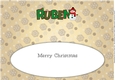 Cute Snowman RUBEN large dl insert