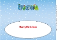 Football Christmas Dinosaurs CHRISTMAS large dl insert