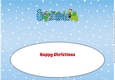 Football Christmas Dinosaurs GRANDSON large dl insert