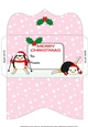 Christmas Fat Penguins skiing Money Wallet 5