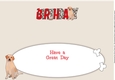 Golden Labrador Dog BIRTHDAY large dl insert
