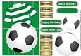 Football Fan in Green & White Hoops