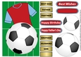 Football Fan in Wine & Blue