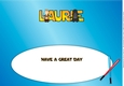 Star Wars themed LAURIE large dl insert