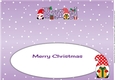 Christmas Gnomes with presents HAZEL large dl insert
