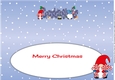 Christmas Gnomes with sweets GRANDDAUGHTER large dl insert