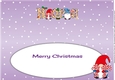 Christmas Gnomes with sweets NORA large dl insert