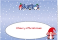 Christmas Gnomes with sweets MARTHA large dl insert