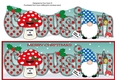 Christmas Gnome with letter to Santa COUSIN large dl