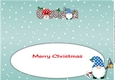 Christmas Gnome with letter to Santa COUSIN large dl insert