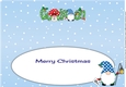 Christmas Gnome with letter to Santa GODSON large dl insert