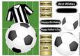 Football Fan in Black & White