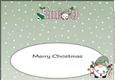 Christmas Gnomes with decorations EMILY large dl insert