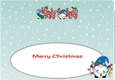 Christmas Gnomes with decorations KIRSTY & ANDY large dl insert