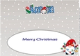 Christmas Gnomes with decorations AARON large dl insert