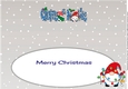 Christmas Gnomes with decorations CLAIRE & MIKE large dl insert