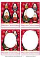 Christmas Penguins Inverted Pyramid Red