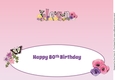 Flower Blossom JEAN 80th large dl insert