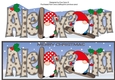 Christmas Gnomes snowboarding ALEXENA large dl