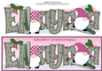 Christmas Gnomes snowboarding ELAYNA large dl