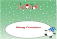 Christmas Gnomes ice skating LORI large dl insert