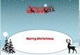 Christmas Winter Scene JESSE large dl insert