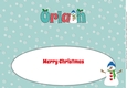 Snowman ORLAH large dl insert