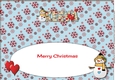 Snowman & Hearts KEEVA large dl insert