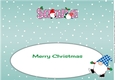 Christmas Gnomes ice skating SAARA large dl insert
