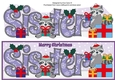 Christmas Rocky the Racoon with presents SISTER large dl