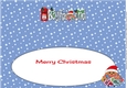 Christmas Plump Robin with letters to Santa BOYFRIEND large dl insert