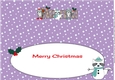 Christmas Rocky the Racoon with Snowracoon NANA large dl insert