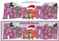 Christmas Plump Robin with Sweets AMAIA large dl