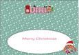 Christmas Plump Robin with letters to Santa UNA large dl insert