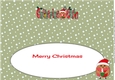 Christmas Plump Robin with Hot Drink CATHERINE & COLIN large dl insert