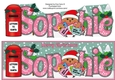 Christmas Plump Robin with letters to Santa SOPHIE large dl