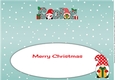 Christmas Gnomes with presents COLE large dl insert