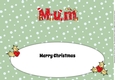 Christmas MUM large dl insert