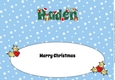 Christmas HADEN large dl insert