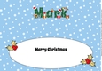 Christmas MARK large dl insert