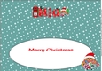 Christmas Plump Robin with letters to Santa MIA large dl insert