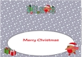 Christmas Plump Robin Skating ELISE large dl insert