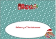 Christmas Plump Robin with letters to Santa REA large dl insert