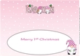 First Christmas Gnomes with baby bottle ELENA large dl insert