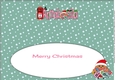Christmas Plump Robin with letters to Santa ANNABELLA large dl insert