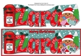 Christmas Plump Robin with letters to Santa ZARA large dl
