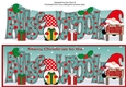 Christmas Gnomes with presents ALLSEBROOK FAMILY large dl